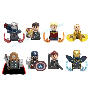 Siêu Anh Hùng Phim Đội Trưởng Cổ Một Thor Mỹ Tony Stark Mini Xây Dựng Khối Con Số Cho Trẻ Em Đồ Chơi Juguete X0261