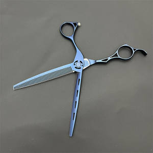 Tijeras de peluquería para mascotas JP440C de 7 pulgadas, de acero inoxidable, con mango personalizado hueco de doble cara para cortar el pelo de perros - Product Image 3