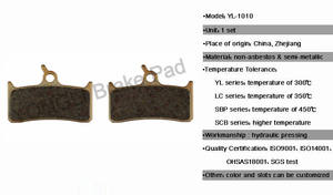 Yongli घर्षण प्लेट YL-1010 कार्बन सड़क बाइक फ्रेम पहाड़ बाइक के लिए स्पेयर पार्ट्स - Product Image 5