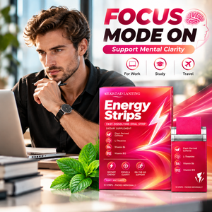 Tiras Energéticas de Disolución Rápida para Energía Instantánea, Concentración y Claridad en Movimiento, Soporte OEM, Venta al Por Mayor - Product Image 4