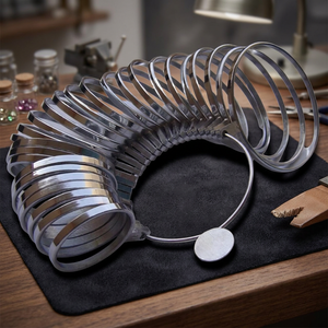 Jeu de 27 jauges de tailles de bracelets en acier inoxydable pour la fabrication de bijoux (formes irrégulières) - Product Image 6