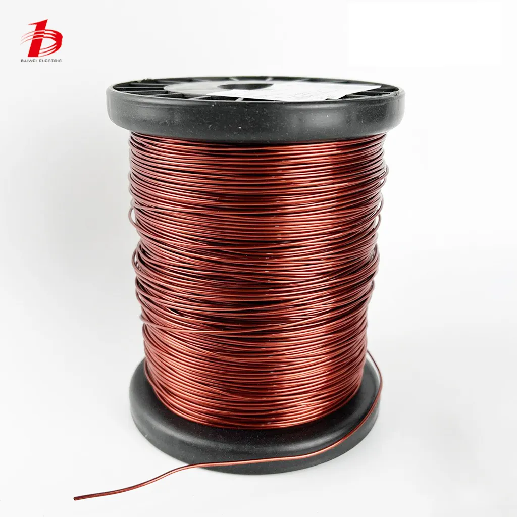 11AWG 13 SWG Gage Thermal Class 200 EI/AIW UEW Enamelled Copper Round Magnet Winding Wire For Electrical Motors Rewinding