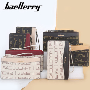 Baellerry Women's <b>Long</b> Wallet Pu Leather Zipper Clutch <b>Bag</b> With Strap Everyday Use - Product Image 4