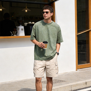 T-Shirt Casual in Cotone 100% di Alta Qualità per <span class=keywords><strong>Uomo</strong></span>, Stile Retrò, <span class=keywords><strong>Moda</strong></span> <span class=keywords><strong>Giovanile</strong></span>, Disponibile all'Ingrosso - Product Image 5