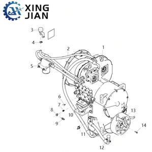ערכת החלפת ממיר הילוכים עבור מעמיס גלגלים <span class=keywords><strong>SDLG</strong></span> קוד 29050033411. פתרון ללא תנועה - Product Image 4