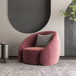 <span class=keywords><strong>Fauteuil</strong></span> <span class=keywords><strong>pivotant</strong></span> moderne GEDO, <span class=keywords><strong>fauteuil</strong></span> individuel de luxe avec structure en métal doré pour <span class=keywords><strong>salon</strong></span> - Product Image 1