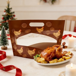 Bolsas de Aluminio para Alimentos con Cierre y Asa, Impresión Personalizada OEM, Aptas para Microondas, Antivaho, para Empacar Pollo - Product Image 1