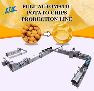 Ligne de production commerciale de pommes de terre frites de haute qualité entièrement automatique de 200 à 1000kg - Product Image 1