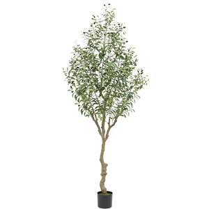 Künstliche künstliche Plastik pflanzen Abnehmbare Olivenbäume Bonsai-Pflanzenbaum Künstliche Topfpflanze für die Dekoration im Freien - Product Image 6