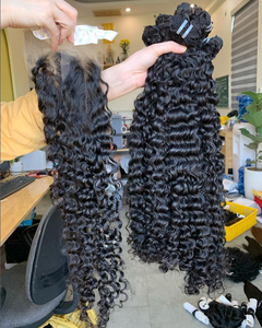 Wholesale Best Quality 100% Original VietNam <b>Human</b> Hair Kinky Curly <b>Wig</b> - Product Image 2