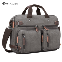 Maletín de Viaje y Bolsa de Lona Vintage para Hombre, Mochila para Portátil de Gran Capacidad con Forro de Algodón, Bolsos Casuales