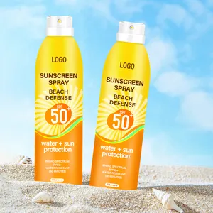 Sonnenschutz Make-up Einstellung Spray Aerosol Schweiß fest Spf 50 Sonnenschutz Spray über Make-up für Gesicht und Körper Sonnenschutz Spray