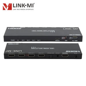موزع إشارة <span class=keywords><strong>HDMI</strong></span> 4K <span class=keywords><strong>1</strong></span>×4 بمدخل واحد و4 مخارج بسرعة 18 جيجابت في الثانية مع استخراج الصوت الرقمي والتناظري مع دعم EDID المدمج وخاصية تقليل الدقة - Product Image 2