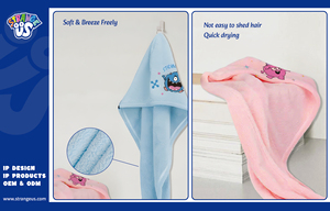 <span class=keywords><strong>Turbante</strong></span> para el Cabello Strange Us Monster - Toalla de Microfibra Tejida de Secado Rápido, Suave y Cómoda para Secar el Cabello - Product Image 4