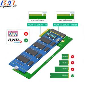 工厂新产品2230 2280 NGFF <span class=keywords><strong>M</strong></span>.2 <span class=keywords><strong>M</strong></span>-Key-<span class=keywords><strong>M</strong></span> PCI-E 4.0 NVME固态硬盘适配器卡，用于MSI Claw7 Claw8转换 - Product Image 2