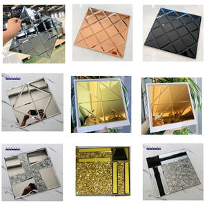 Specchi con Bordi Lucidati, Adesivi per Specchi, Pareti di Sfondo TV, Piastrelle in Ceramica, <span class=keywords><strong>Mosaico</strong></span> in <span class=keywords><strong>Vetro</strong></span> Decorativo Opaco Senza Giunture per TV - Product Image 4