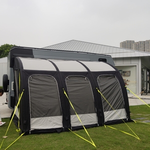 Inflatable Caravan tán mái hiên 300D Oxford không thấm nước bốn mùa có thể gập lại Windproof cho <span class=keywords><strong>Camper</strong></span> Trailer xe - Product Image 4