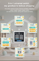 Lanbon L10 Smart Switch WiFi 2,4 GHz Control de voz con Alexa & Google Assistant Schedule & Timer Function para Smart Home