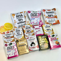 Boxed English Kurkuma Handgemaakte Zeep voor Diepgaande Reiniging - AHA Zeep 80g
