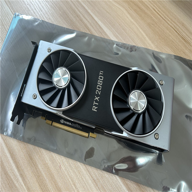 Used RTX 2080 Ti 11GB Founders Edition ("Gas Stove" Design, Titan-style Shroud with Illuminated Logo)