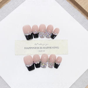 Nouvelles <span class=keywords><strong>Ongles</strong></span> Artificiels Faits Main 2026, Forme Amande Courte, Effet Œil de Chat, Réutilisables, à Presser, Haute Qualité - Product Image 4