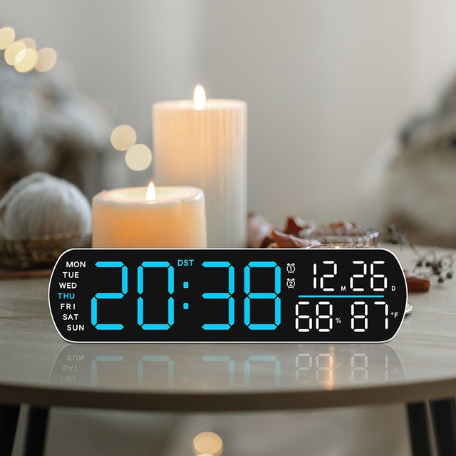 Alarm Clock Cross-Border LED Multi-Functional Electronic Simple Desktop Digital Clock 5512