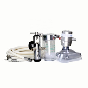 Jarra de succión médica CPR set Válvula de demanda de respiración de oxígeno con regulador de latón CGA870 para cilindro - Product Image 1