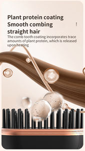 Peigne lisseur portable rechargeable par USB avec contrôle de température à 3 vitesses, compatible camping-car, prise en charge de la langue espagnole - Product Image 4