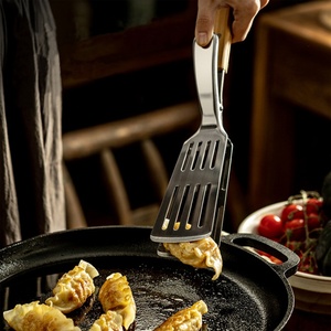 Espátula y Pinzas de Cocina 2 en 1 Multiusos de Acero Inoxidable para BBQ, Espátula para Pescado, Pinza para Voltear Filetes - Product Image 3