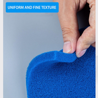 Feuille d'éponge en mousse de silicone à cellules ouvertes à prix compétitif bleu clair feuilles de caoutchouc de table en fer à vapeur souple et résistant aux hautes températures