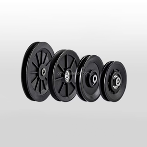 Poleas de fuerza de 90MM y 115MM, <span class=keywords><strong>polea</strong></span> antideslizante de plástico ABS de alta resistencia, accesorios para entrenador de pájaros voladores grandes - Product Image 2