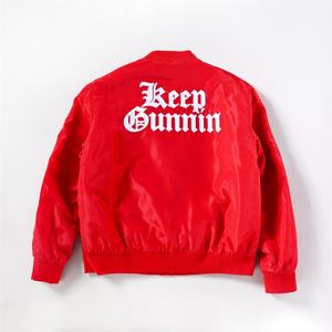 Chaqueta Satinada OEM 100% Algodón, Estilo Urbano, con Apliques Bordados, Chaqueta Bordada con Estampado, Chaqueta de Invierno - Product Image 2