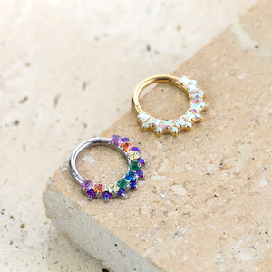 ASTM F136 Titanium thời trang piercing đồ trang sức chất lượng cao vách ngăn piercing đồ trang sức Titanium daith mũi vách ngăn Vòng đồ trang sức cơ thể - Product Image 4