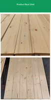 Planches de Sauna en Pin Massif, Cèdre et Sapin Chinois, Sans Peinture, pour Plafond/Moulures Murales, Décoration Intérieure, Longueur Personnalisée, Vente en Gros