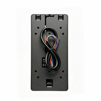 IP65 Waterproof Anti-Vandal Metal Keypad RFID Reader DC12-24V 125KHz 13.56MHz NFC Wiegand 26-37bit for Access Control