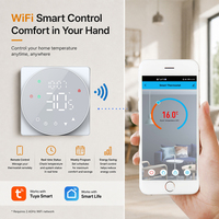 Thermostat de sol électrique intelligent à écran tactile WIFI 220V programmable avec contrôle par application