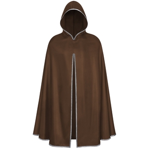 Capa Medieval con Capucha para Adultos, <span class=keywords><strong>Disfraz</strong></span> <span class=keywords><strong>de</strong></span> Renacimiento, Capa Retro para Halloween 2026 - Product Image 4