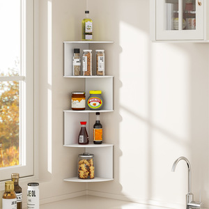 <b>Corner</b> <b>Shelf</b> Wall Mounted 7 Tier Triangle Kitchen Storage Rack Household Organizer - Product Image 1