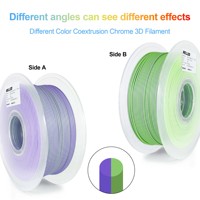 Filament PLA bicolore mat Hello3D, filament PLA double couleur 1,75 mm, filament d'impression 3D PLA
