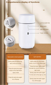 Nouveau Portable Mini USB Humidificateur <span class=keywords><strong>Volcan</strong></span> Flamme Diffuseur D'air Avec Ultrasons <span class=keywords><strong>Volcan</strong></span> Aroma Convient pour Voiture Usage Domestique - Product Image 4