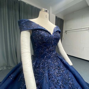 Robe de soirée moderne Lsany259 pour femmes, robe de bal de luxe, robe de Quinceañera perlée et lacée, Jancember - Product Image 4