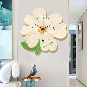 New wall-mounted quartz <b>clock</b>, home living room <b>clock</b>, silent bedroom decorative <b>clock</b>, creative no-drill hanging <b>clock</b>. - Product Image 4