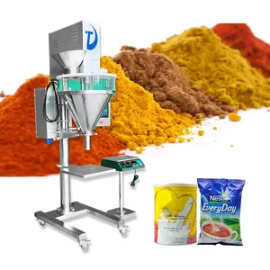 Máquina semiautomática para envasar bolsas de harina en polvo, 1kg, 2kg, 5kg