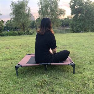 Cama de Lujo para Mascotas, Plegable, Elevada, Duradera, con Funda Extraíble y Lavable, Refrescante, para Exteriores, para Perros - Product Image 1