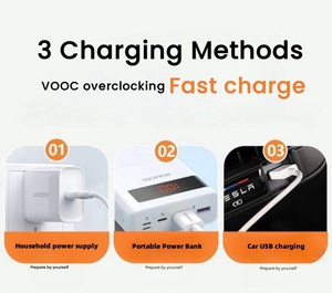 Douche de <span class=keywords><strong>camping</strong></span> portable 12V 4800mAh-9000mAh <span class=keywords><strong>Pompe</strong></span> de douche électrique avec écran numérique intelligent pour la baignade en plein air, la randonnée, les voyages - Product Image 6