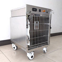 Miniatur edelstahl tragbar Haustier sauerstoff warme Laterne Tierarztkäfig kleines Haustier Katze und Hund Käfig Hersteller individuell gestalten OEM/ODM
