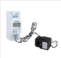 DDS238-2 ZN Monophasé deux fils fendu CT connexion RS485 port Modbus-rtu 9600bps paramètre variable compteur d'énergie d'affichage