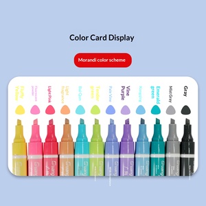 Marcadores Fluorescentes Electrónicos Multicolor de la Serie Morandi Guangna 1089, Rotulador <span class=keywords><strong>LED</strong></span> para <span class=keywords><strong>Pizarra</strong></span> Blanca con Logotipo Imprimible - Product Image 3