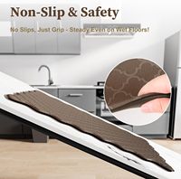 Tapis de cuisine modernes en PVC à bord festonné et gaufré, anti-fatigue, antidérapants et amortis pour le confort en position debout