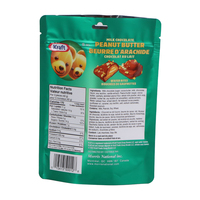 Matt Kunststoff-Steh beutel in Lebensmittel qualität mit Reiß verschluss Metalli sierte Snack-Verpackungs tasche Zip Lock Mylar-Tasche